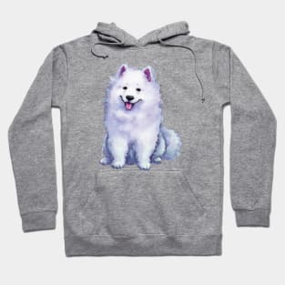 Cute Samoyed Drawing Hoodie